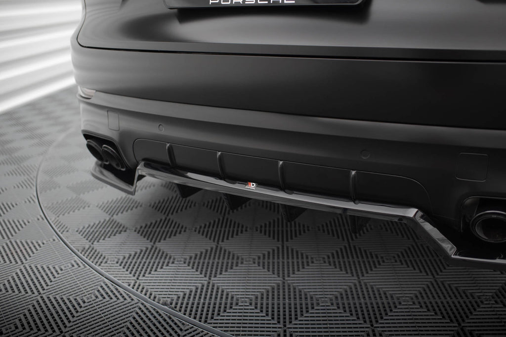 Prelungire splitter bara spate Porsche Cayenne Sport Design Mk3 2018-2023 v1 - Maxton Design
