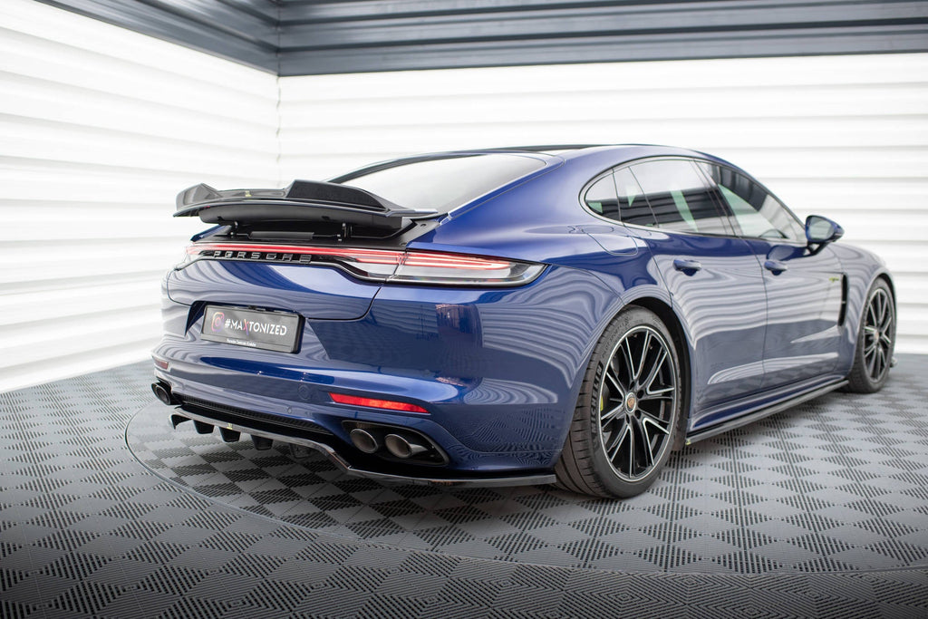 Prelungire splitter bara spate Porsche Panamera E-Hybrid 971 Facelift 2020- v4 - Maxton Design