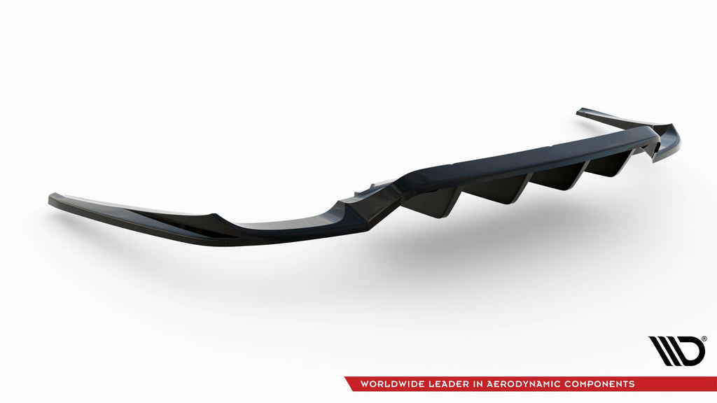 Prelungire splitter bara spate Porsche Panamera Turbo 970 2009-2013 v6 - Maxton Design