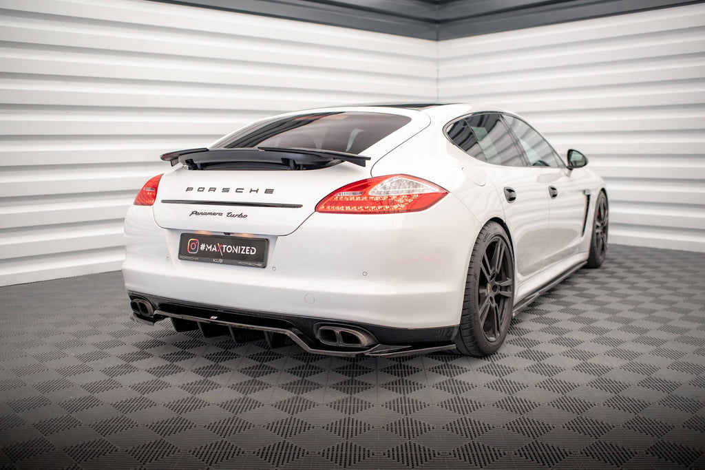 Prelungire splitter bara spate Porsche Panamera Turbo 970 2009-2013 v6 - Maxton Design