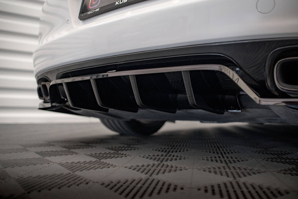 Prelungire splitter bara spate Porsche Panamera Turbo 970 2009-2013 v6 - Maxton Design
