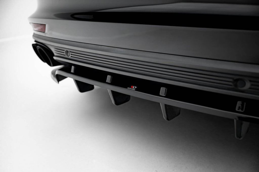 Prelungire splitter bara spate Porsche Panamera E-Hybrid 971 2016-2020 v3 - Maxton Design