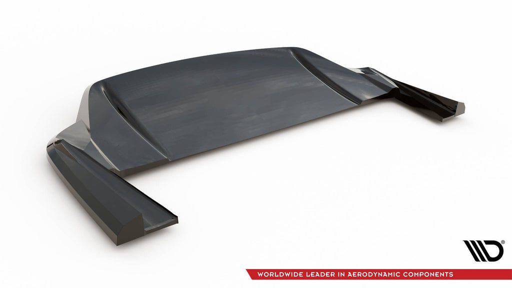 Prelungire splitter bara spate Porsche Taycan Taycan 4 Taycan 4S Taycan GTS Mk1 2019- v1 - Maxton Design