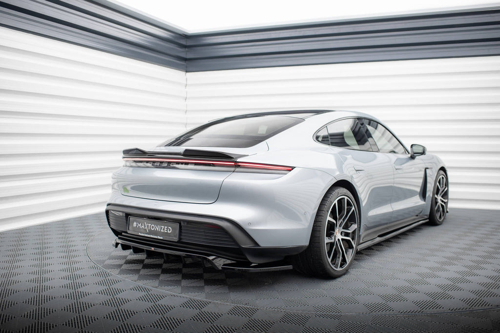 Prelungire splitter bara spate Porsche Taycan Taycan 4 Taycan 4S Taycan GTS Mk1 2019- v1 - Maxton Design
