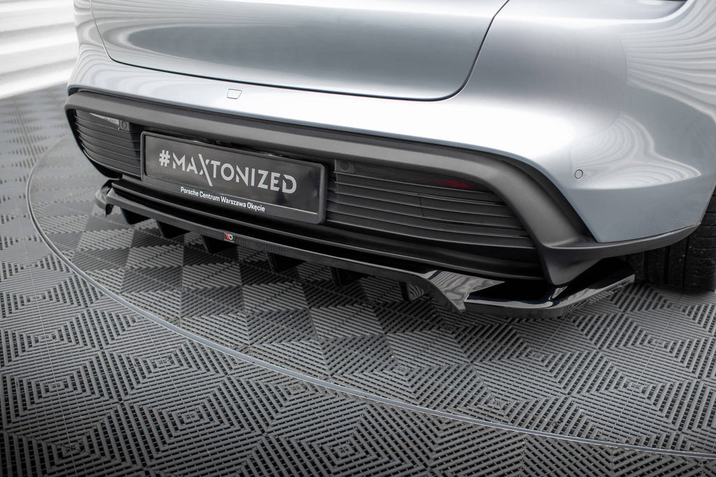 Prelungire splitter bara spate Porsche Taycan Taycan 4 Taycan 4S Taycan GTS Mk1 2019- v1 - Maxton Design