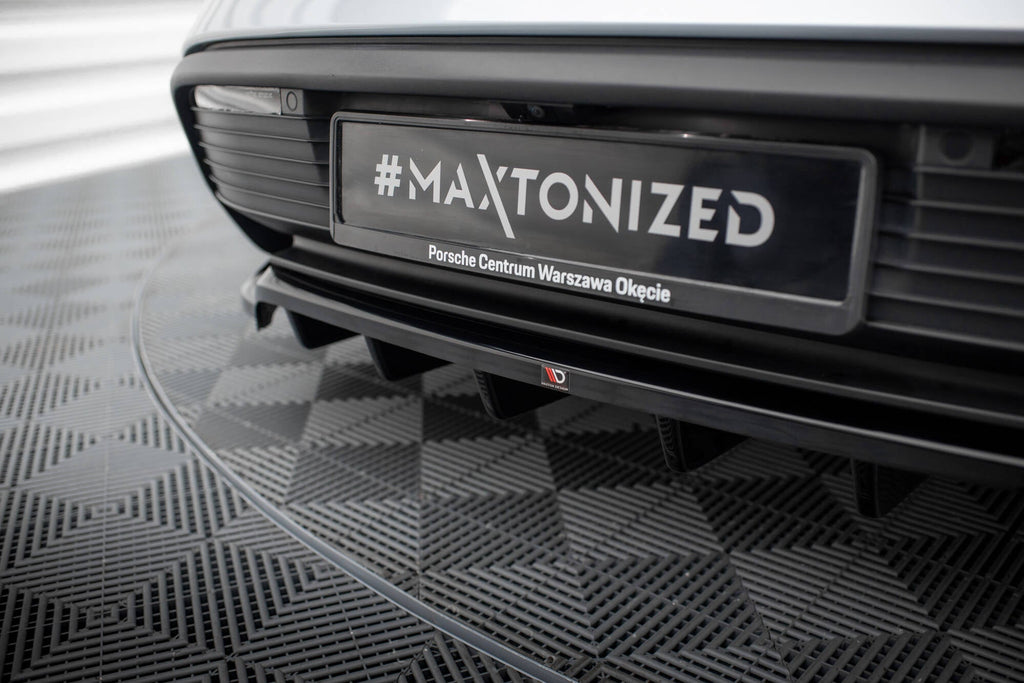 Prelungire splitter bara spate Porsche Taycan Taycan 4 Taycan 4S Taycan GTS Mk1 2019- v1 - Maxton Design