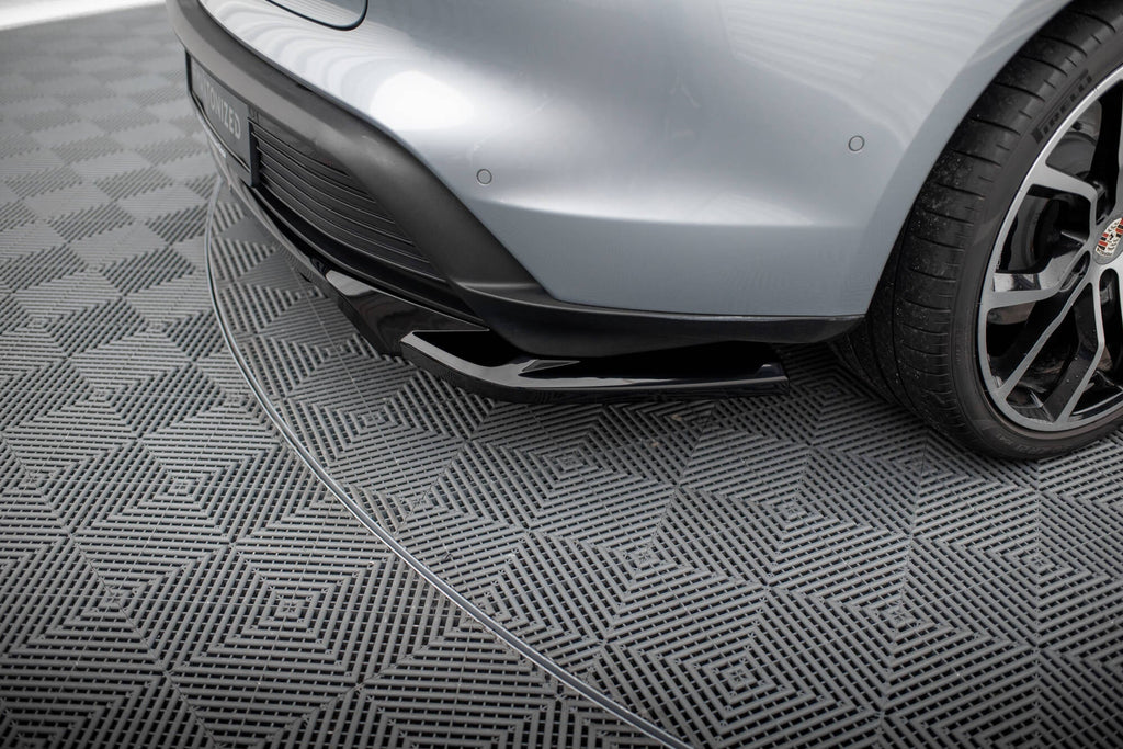 Prelungire splitter bara spate Porsche Taycan Taycan 4 Taycan 4S Taycan GTS Mk1 2019- v1 - Maxton Design