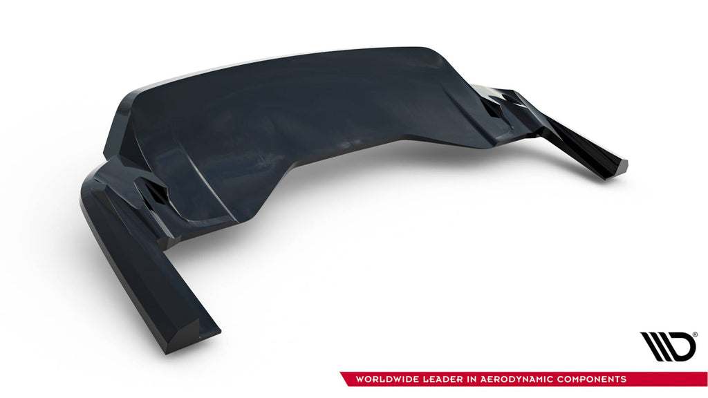 Prelungire splitter bara spate Porsche Taycan Turbo S Mk1 2019-2024 v3 - Maxton Design