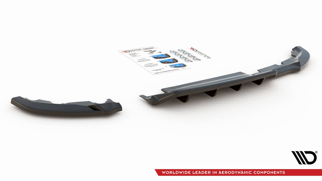 Prelungire splitter bara spate Renault Clio Mk5 2019- v1 - Maxton Design