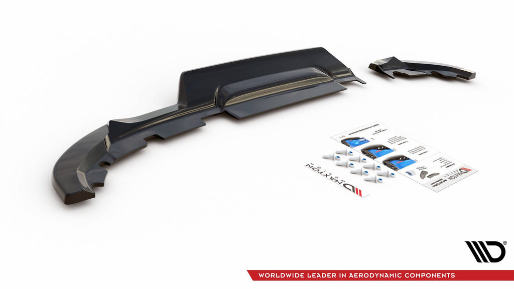 Prelungire splitter bara spate Renault Clio Mk5 2019- v1 - Maxton Design