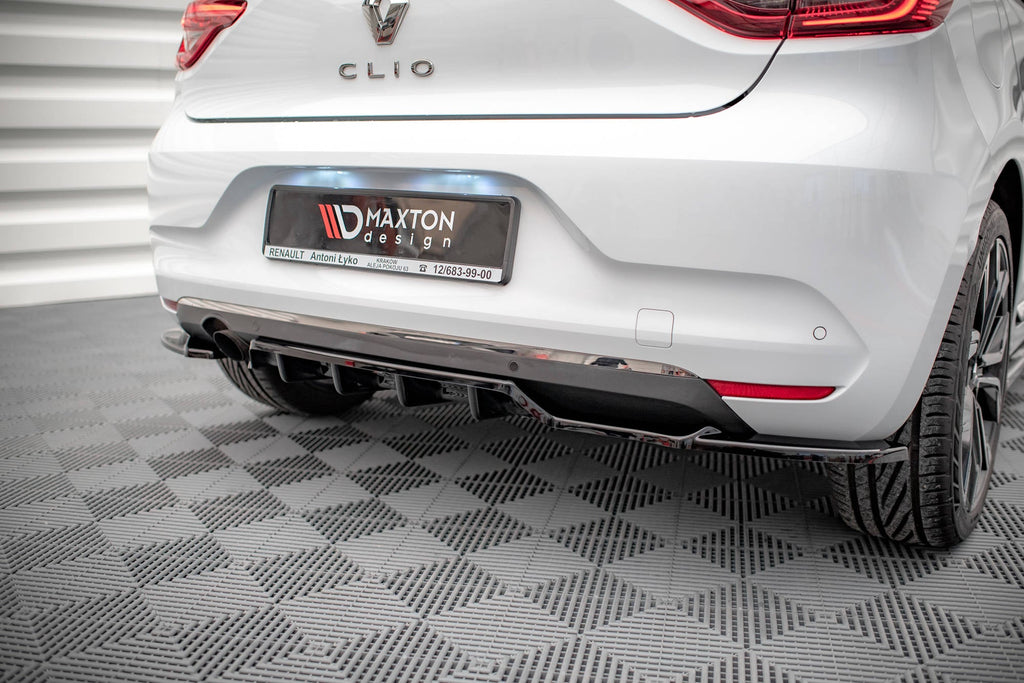 Prelungire splitter bara spate Renault Clio Mk5 2019- v1 - Maxton Design