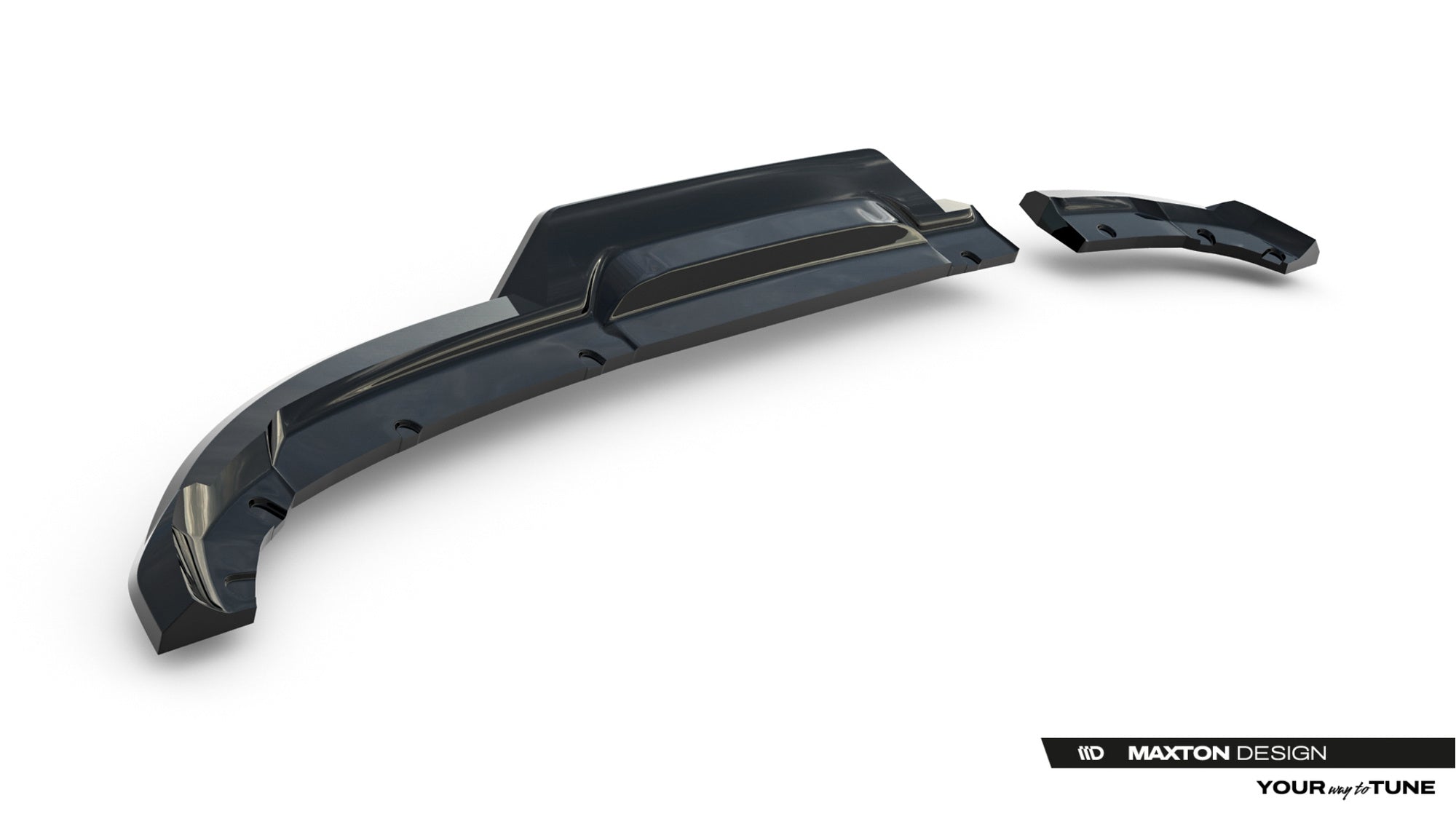 Prelungire splitter bara spate Renault Clio Mk5 Facelift 2023-2025 v4 - Maxton Design