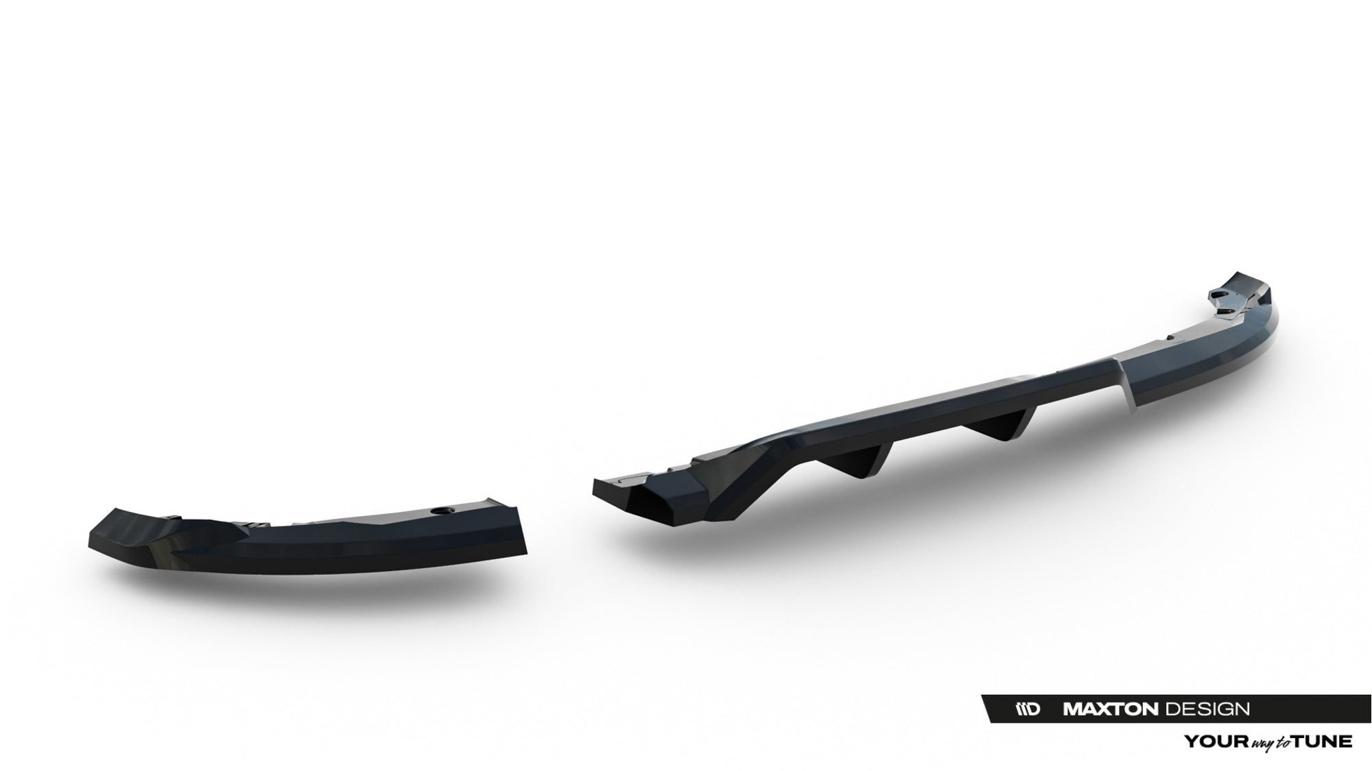 Prelungire splitter bara spate Renault Clio Mk5 Facelift 2023-2025 v4 - Maxton Design