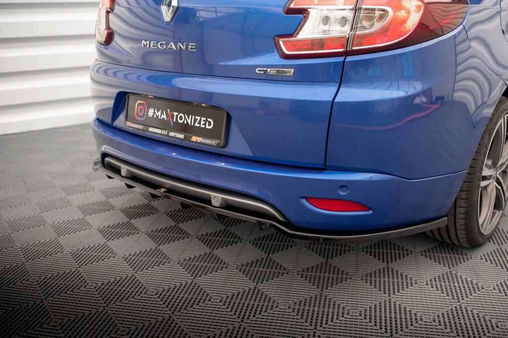 Prelungire splitter bara spate Renault Megane GT Line Grandtour Mk3 Facelift 2013-2016 v3 - Maxton Design