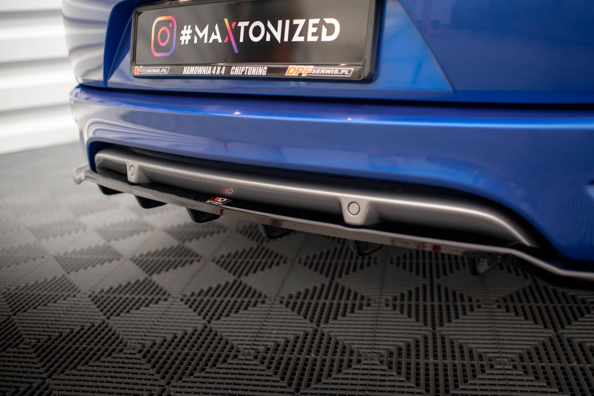 Prelungire splitter bara spate Renault Megane GT Line Grandtour Mk3 Facelift 2013-2016 v3 - Maxton Design