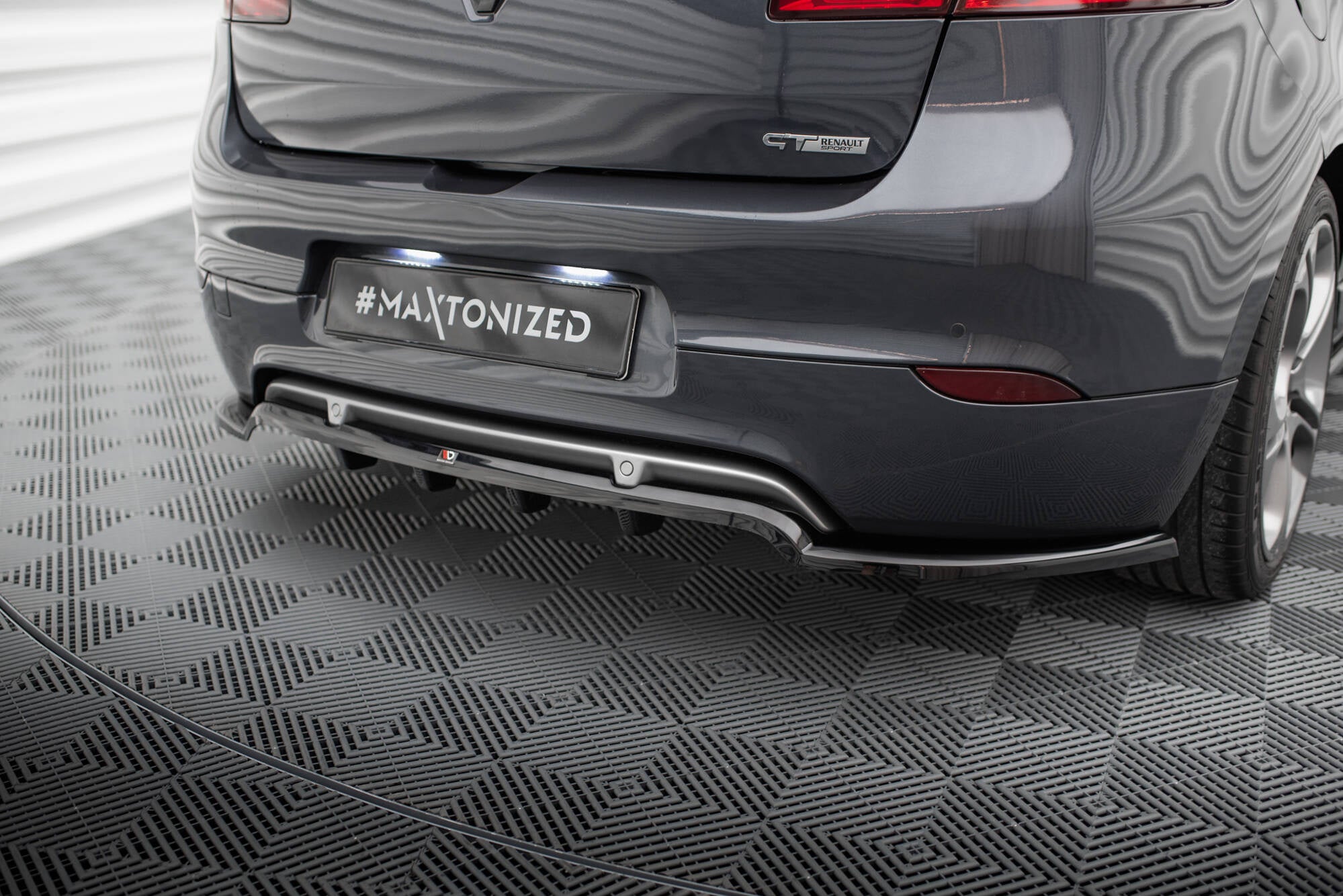 Prelungire splitter bara spate Renault Megane GT Mk3 Facelift 2012-2013 v4 - Maxton Design