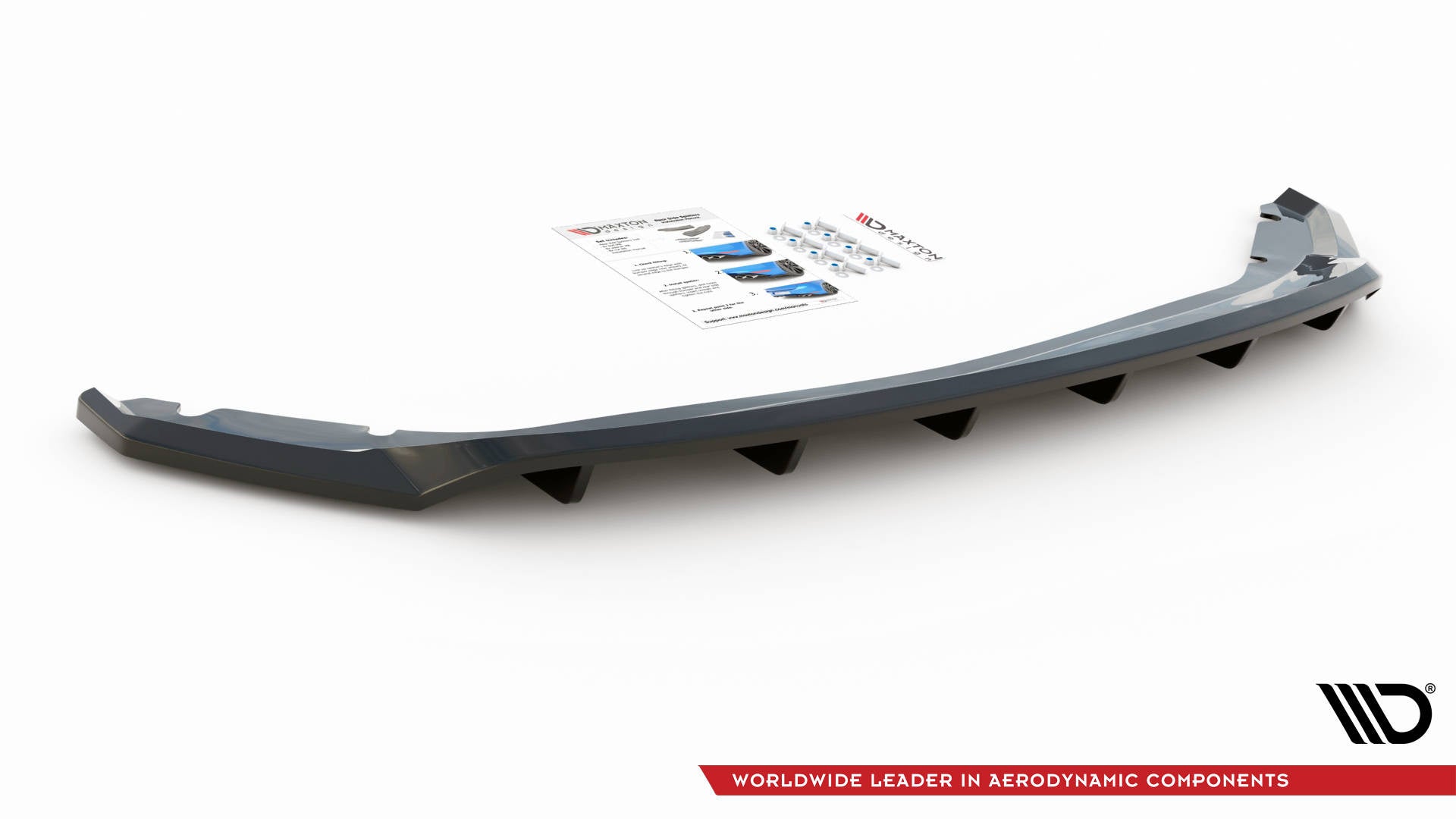 Prelungire splitter bara spate Seat Leon Hatchback Mk3 2012-2016 v20 - Maxton Design