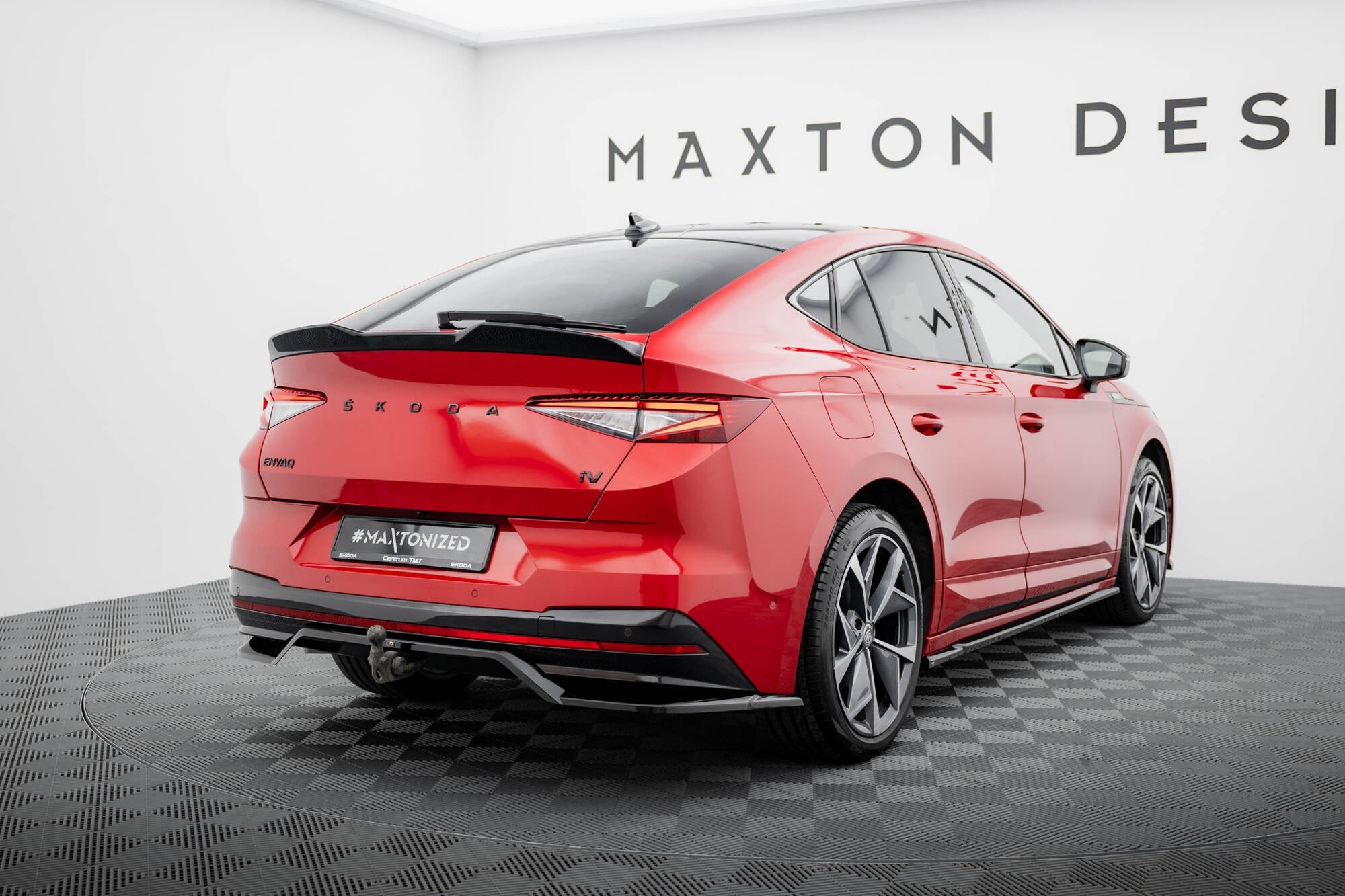 Prelungire splitter bara spate Skoda Enyaq Coupe iV 2022- v2 - Maxton Design