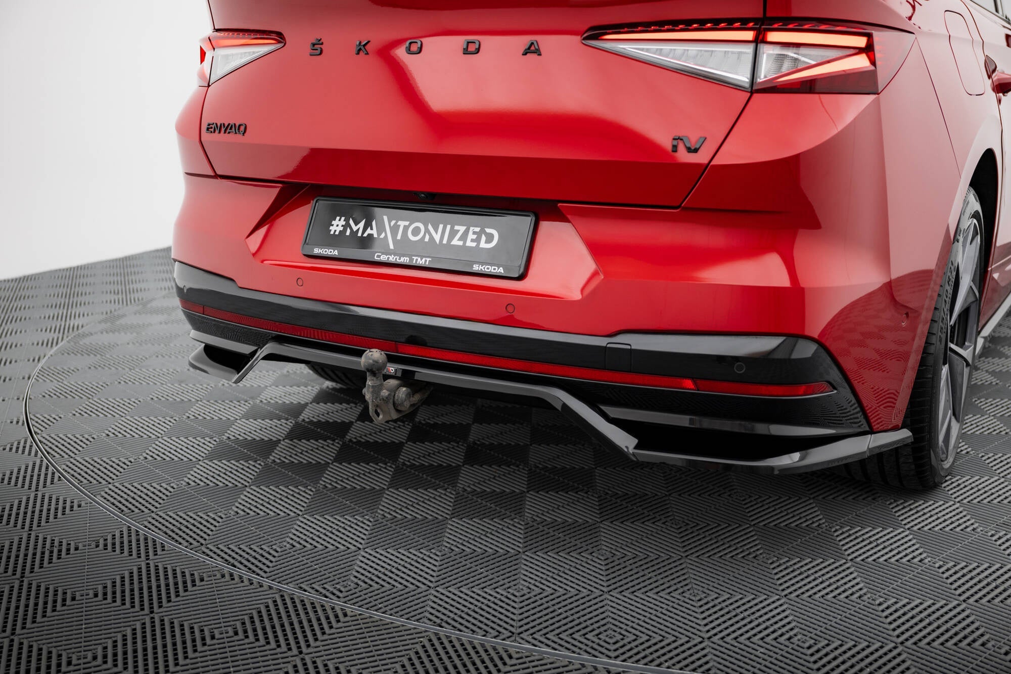 Prelungire splitter bara spate Skoda Enyaq Coupe iV 2022- v2 - Maxton Design