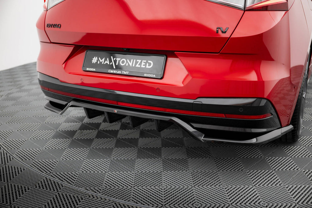 Prelungire splitter bara spate Skoda Enyaq Coupe iV 2022- v2 - Maxton Design