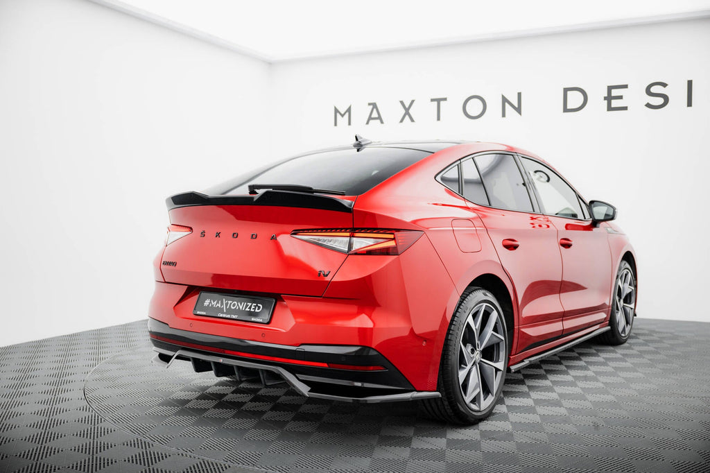 Prelungire splitter bara spate Skoda Enyaq Coupe iV 2022- v2 - Maxton Design