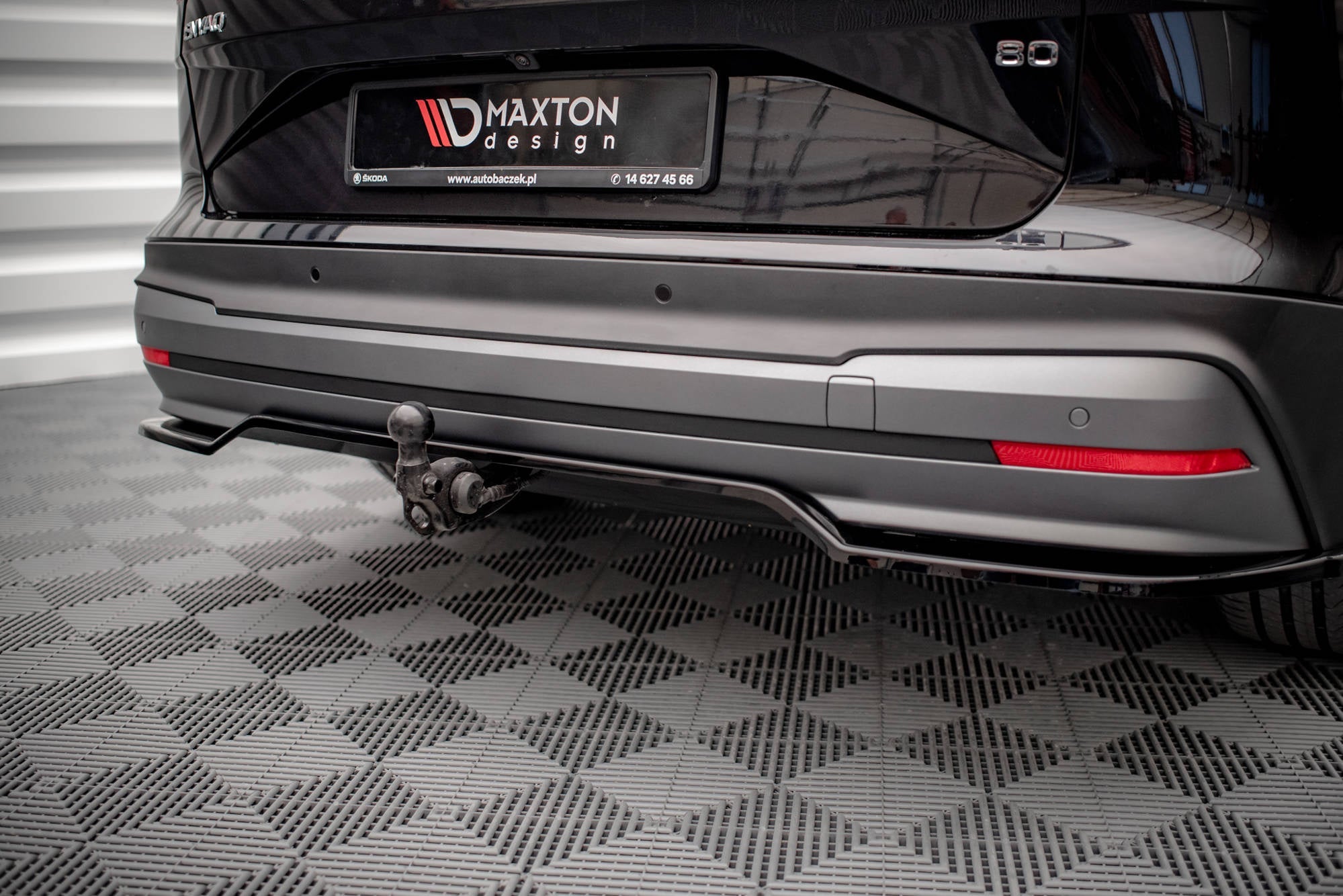 Prelungire splitter bara spate Skoda Enyaq iV 2020- v1 - Maxton Design