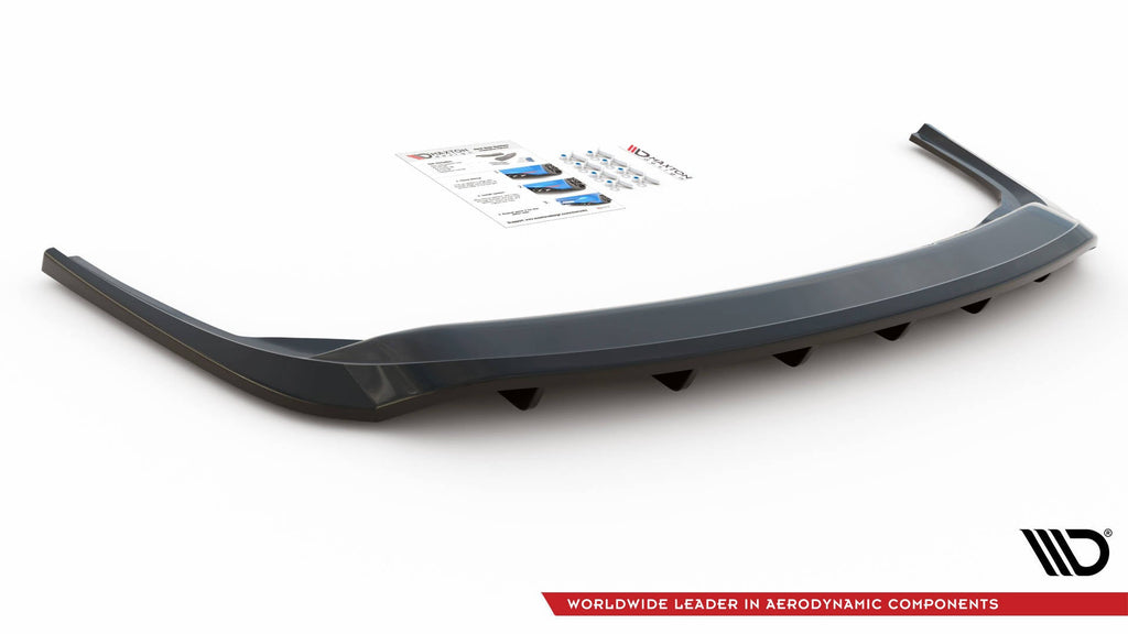 Prelungire splitter bara spate Skoda Fabia Combi Mk3 Facelift 2019-2021 v3 - Maxton Design
