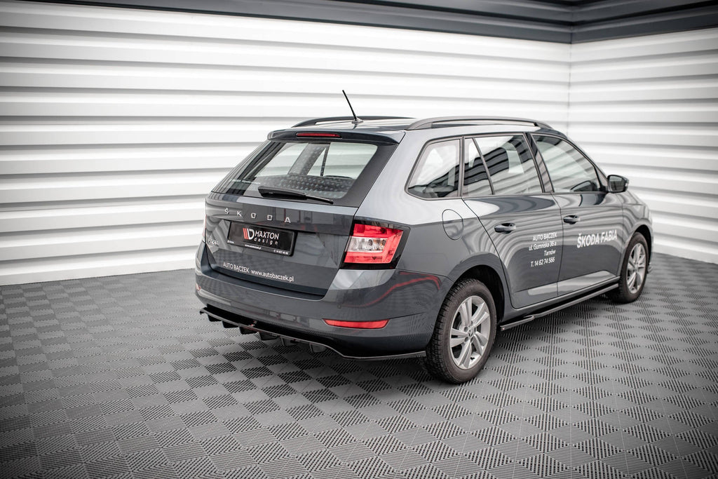 Prelungire splitter bara spate Skoda Fabia Combi Mk3 Facelift 2019-2021 v3 - Maxton Design