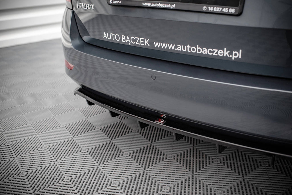 Prelungire splitter bara spate Skoda Fabia Combi Mk3 Facelift 2019-2021 v3 - Maxton Design