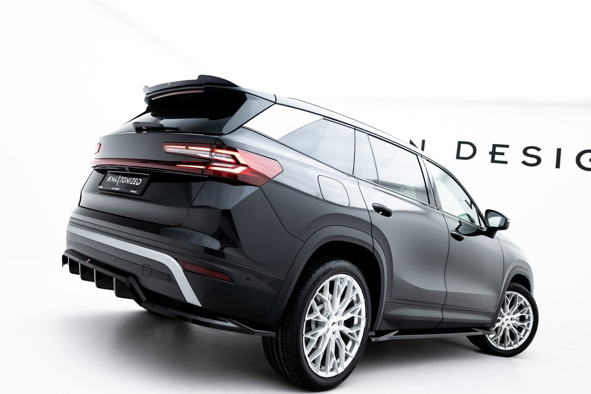 Prelungire splitter bara spate Skoda Kodiaq Mk2 2024- v1 - Maxton Design