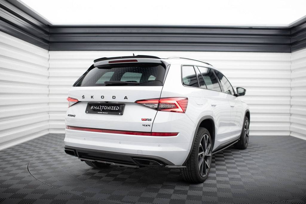 Prelungire splitter bara spate Skoda Kodiaq RS 2017- 2023 v6 - Maxton Design