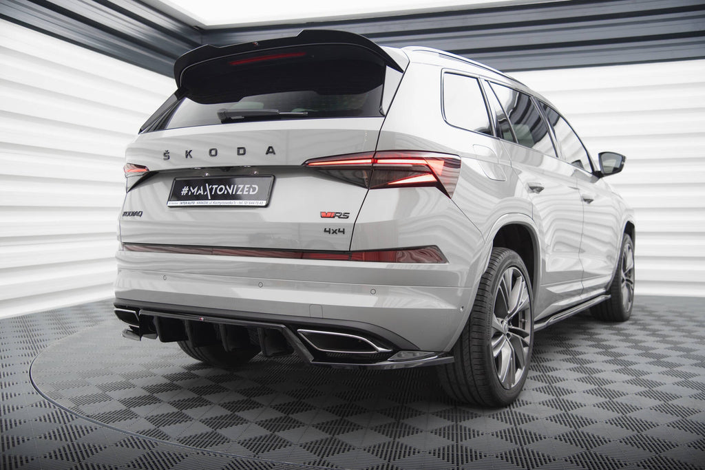 Prelungire splitter bara spate Skoda Kodiaq RS Mk1 Facelift 2017-2023 v3 - Maxton Design