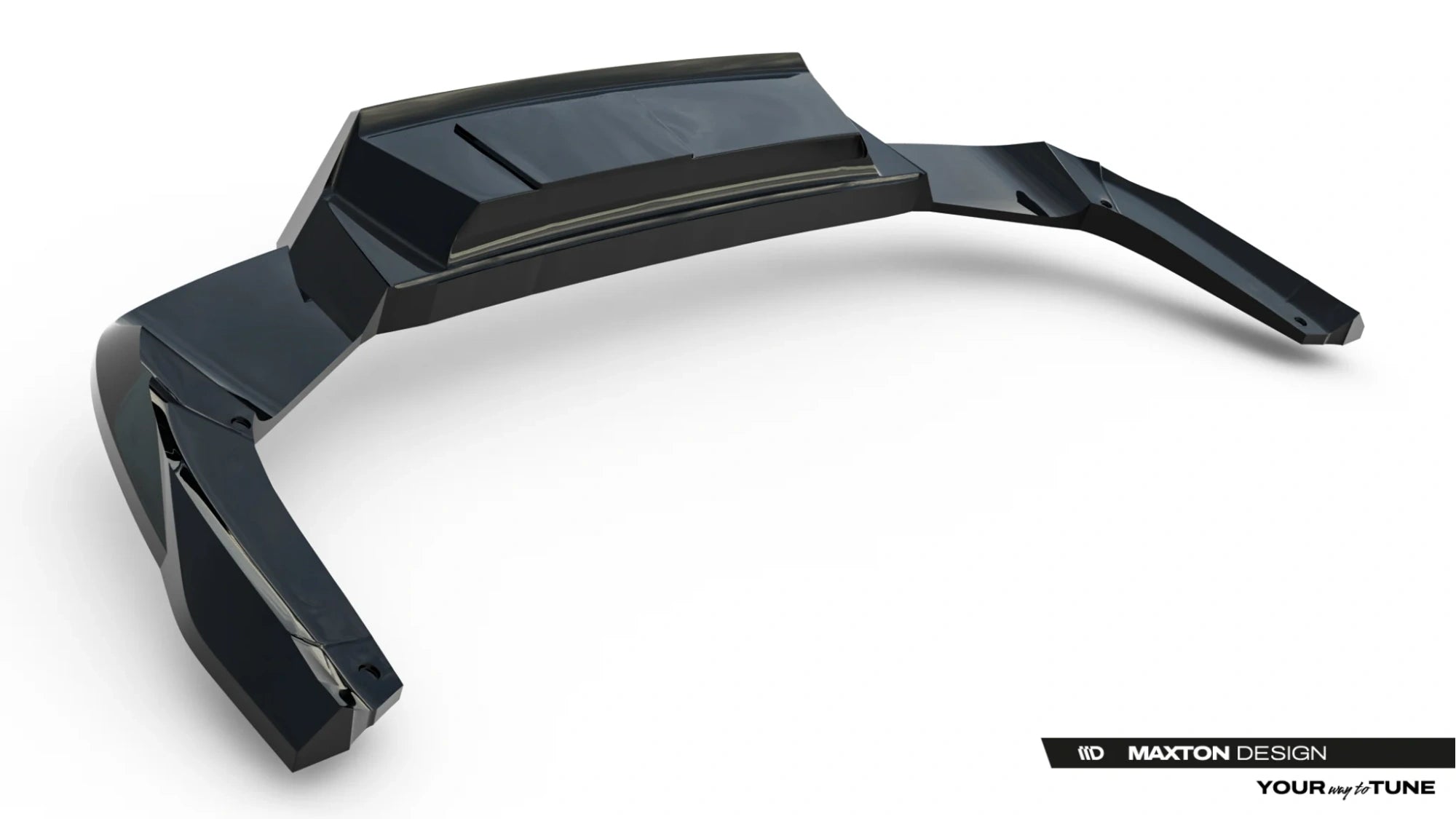 Prelungire splitter bara spate (cu aripi laterale) Skoda Kodiaq RS Mk2 - Maxton Design