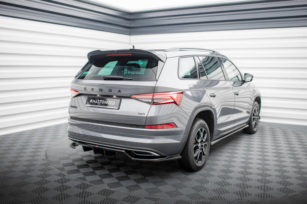 Prelungire splitter bara spate Skoda Kodiaq Sportline Mk1 Facelift 2017-2023 v4 - Maxton Design