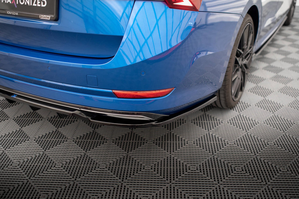 Prelungire splitter bara spate Skoda Octavia Sportline Mk4 2019- v16 - Maxton Design
