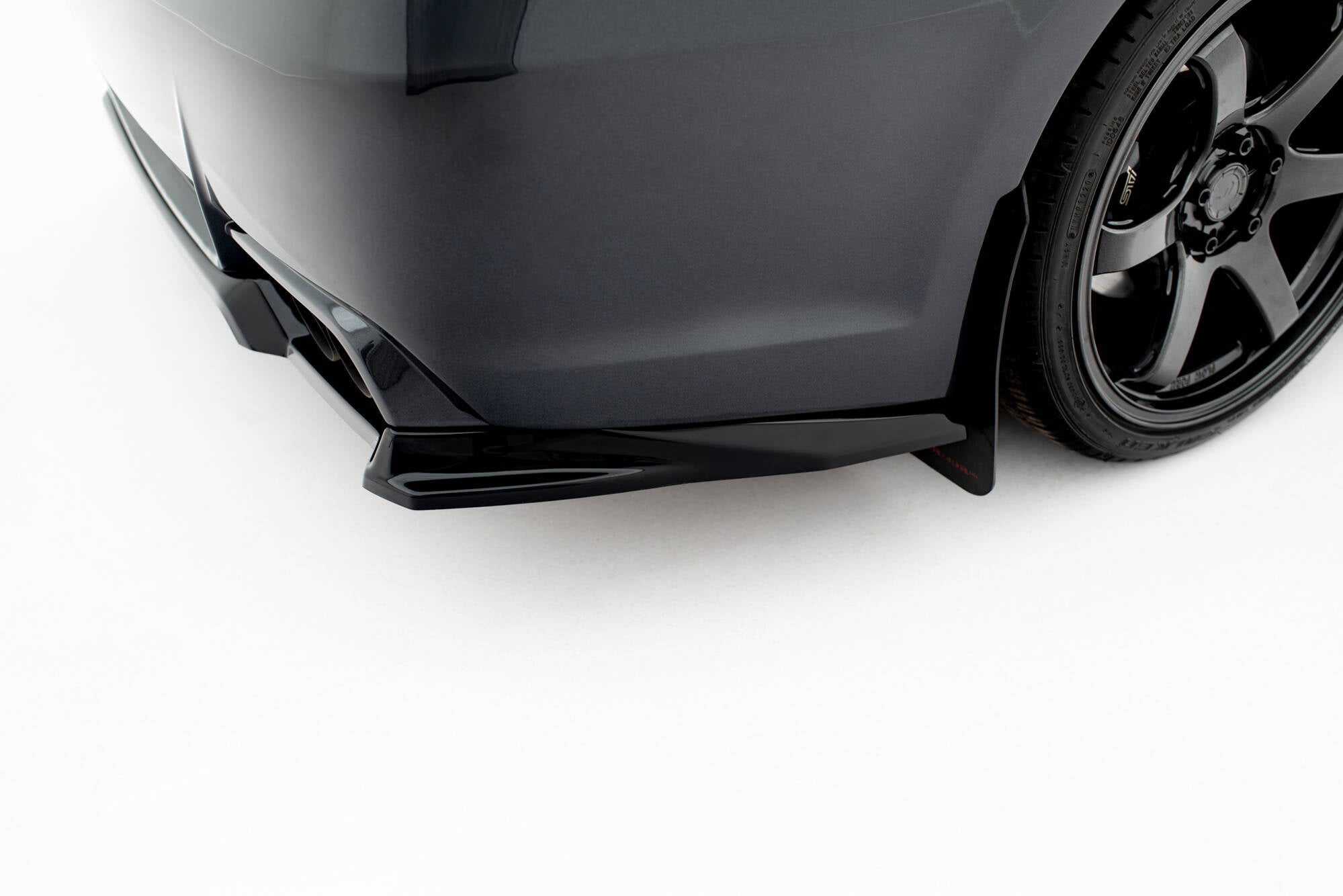 Prelungire splitter bara spate Subaru Impreza WRX STI Mk3 Facelift 2011-2014 v7 - Maxton Design
