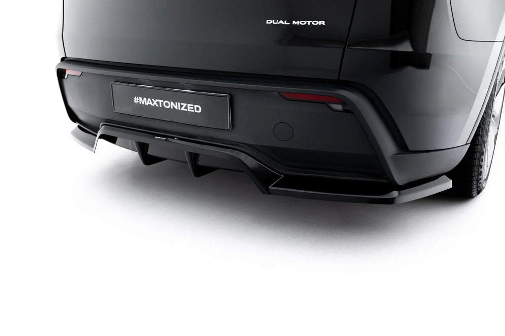 Prelungire splitter bara spate (cu aripi laterale) Tesla Model Y Mk1 Facelift - Maxton Design