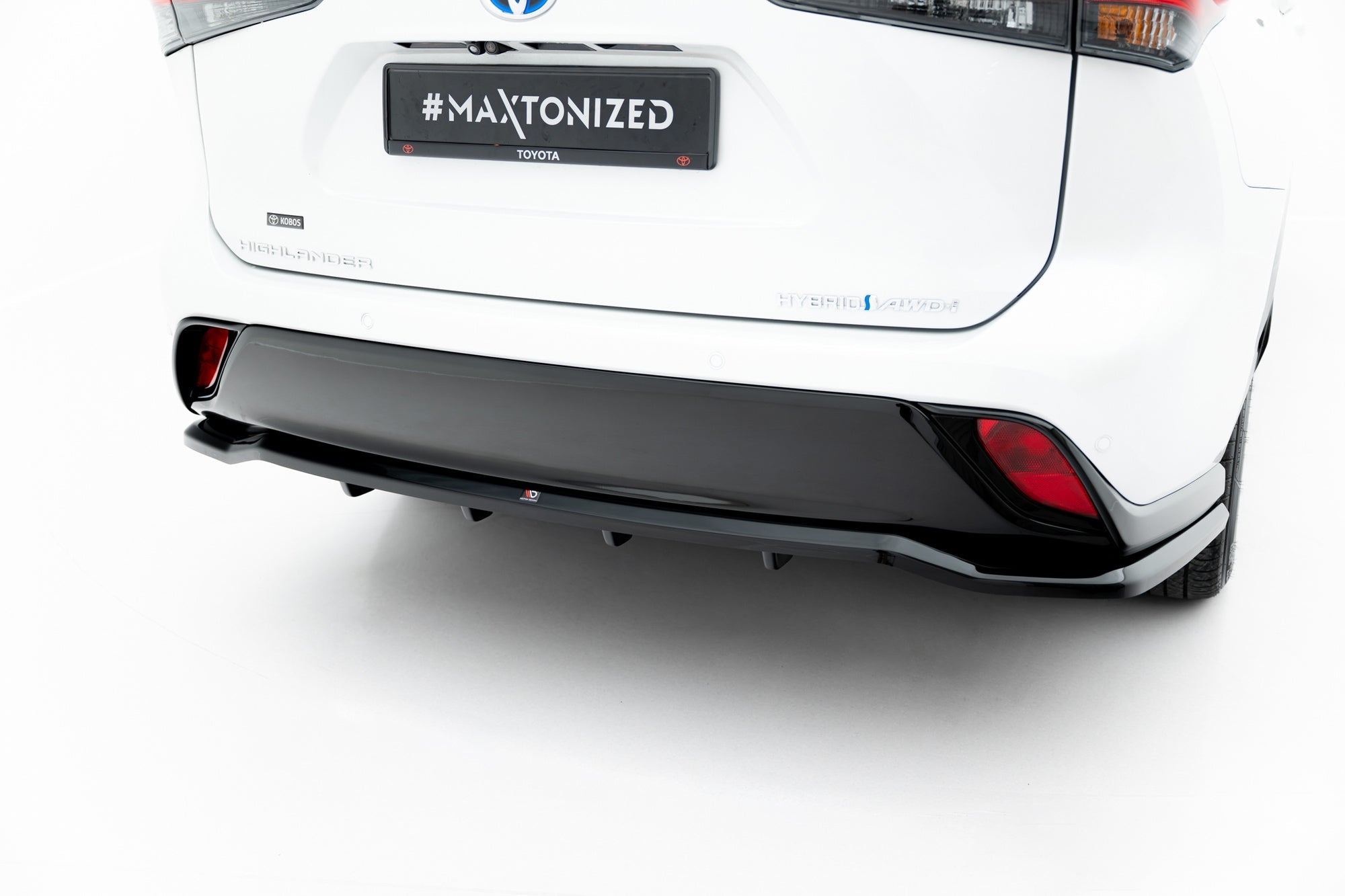 Prelungire splitter bara spate Toyota Highlander Mk4 2019- v2 - Maxton Design