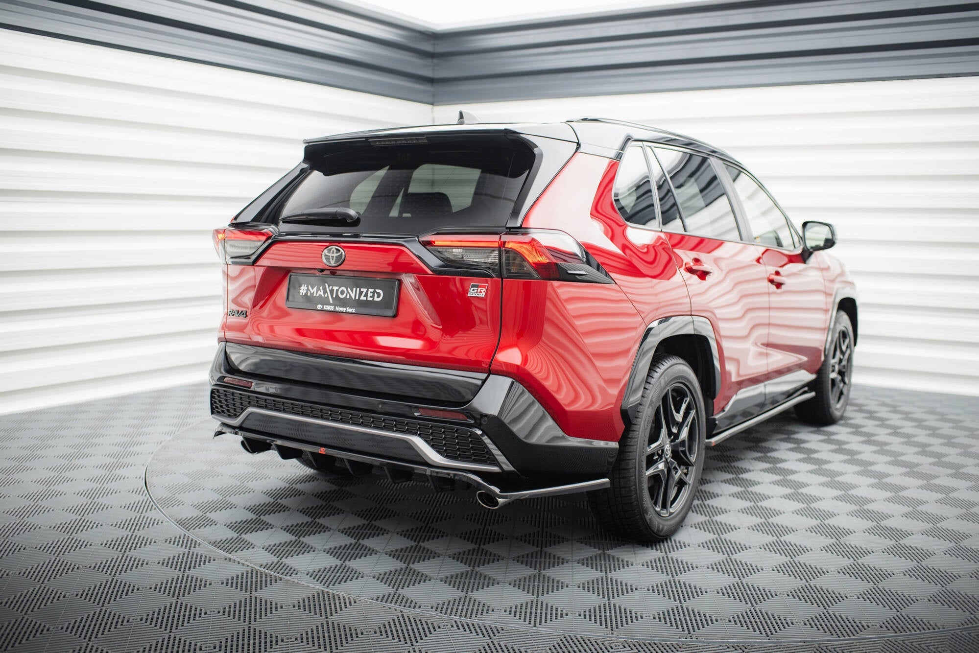 Prelungire splitter bara spate Toyota RAV4 GR Sport Mk5 2019- v2 - Maxton Design