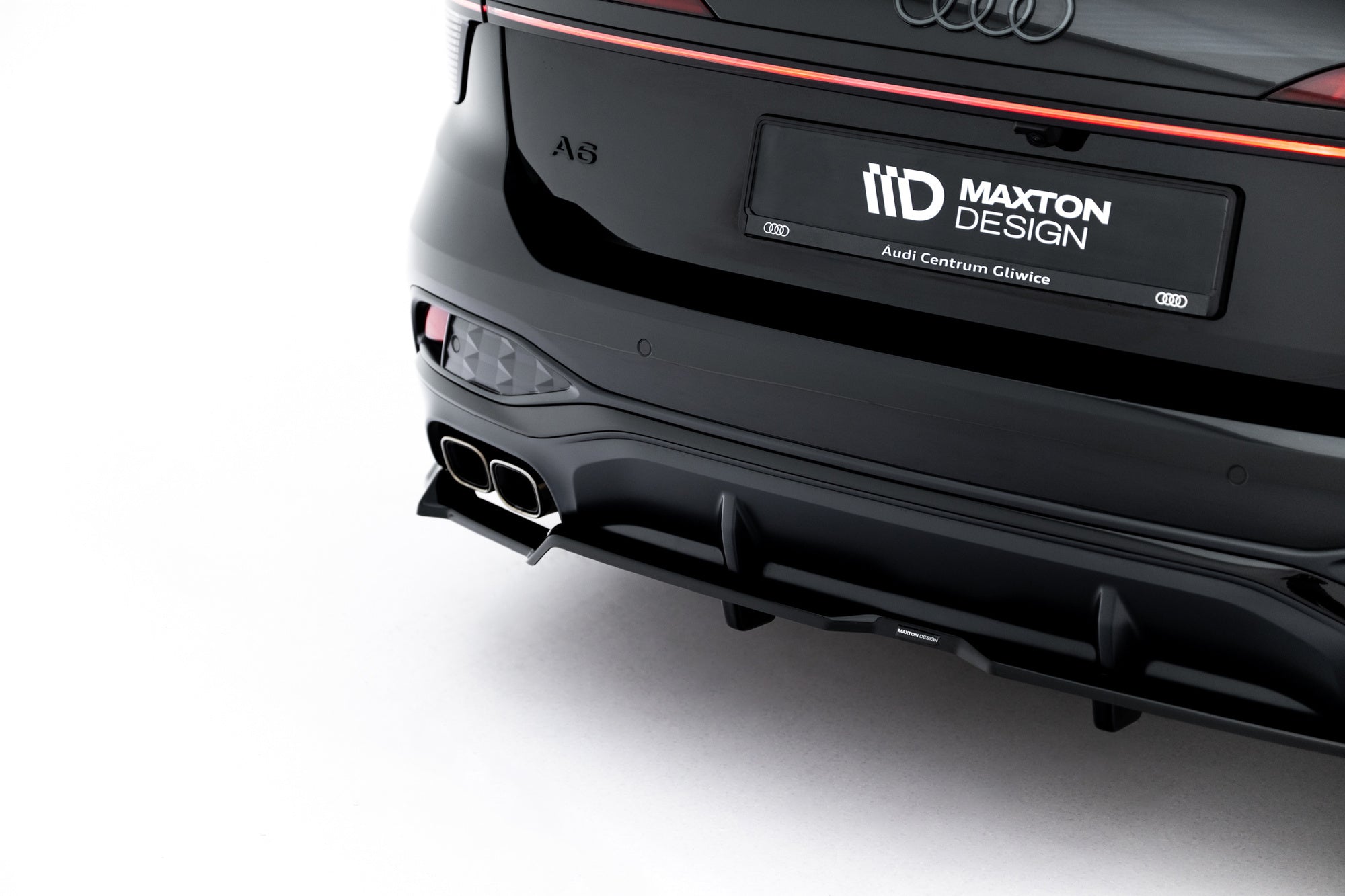 Prelungire splitter bara spate Audi A6 S-Line Avant C9 2023- v1 - Maxton Design