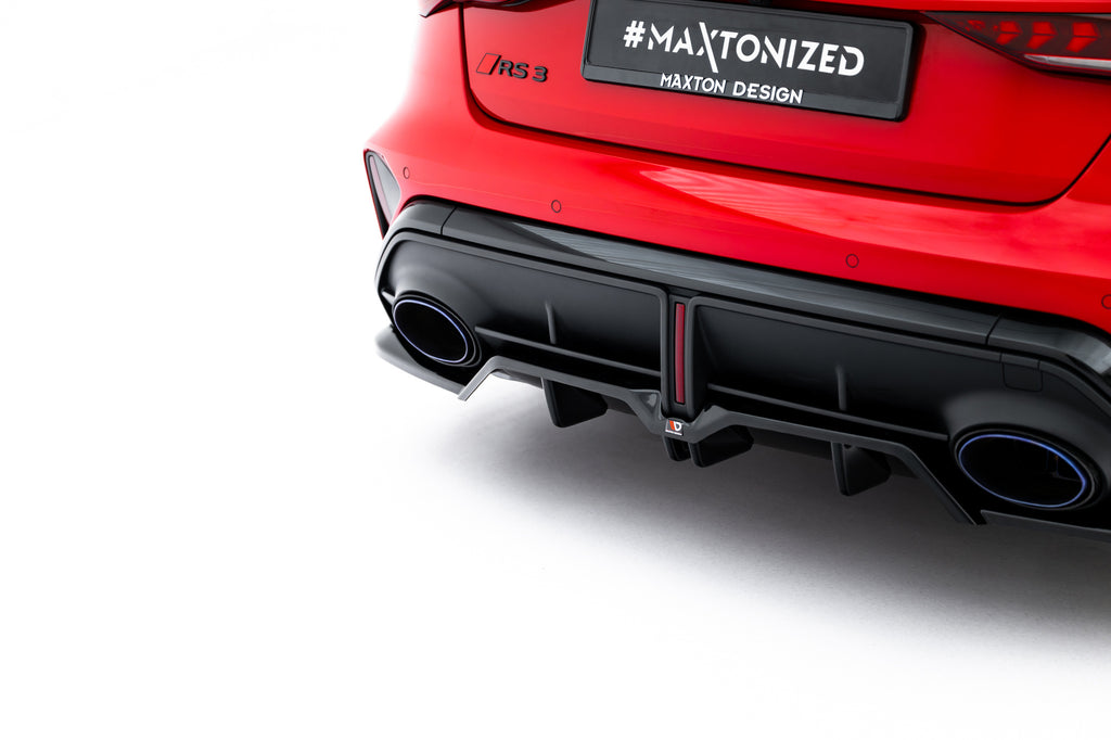 Prelungire splitter bara spate Audi RS3 Sedan 8Y Facelift 2024- v44 - Maxton Design