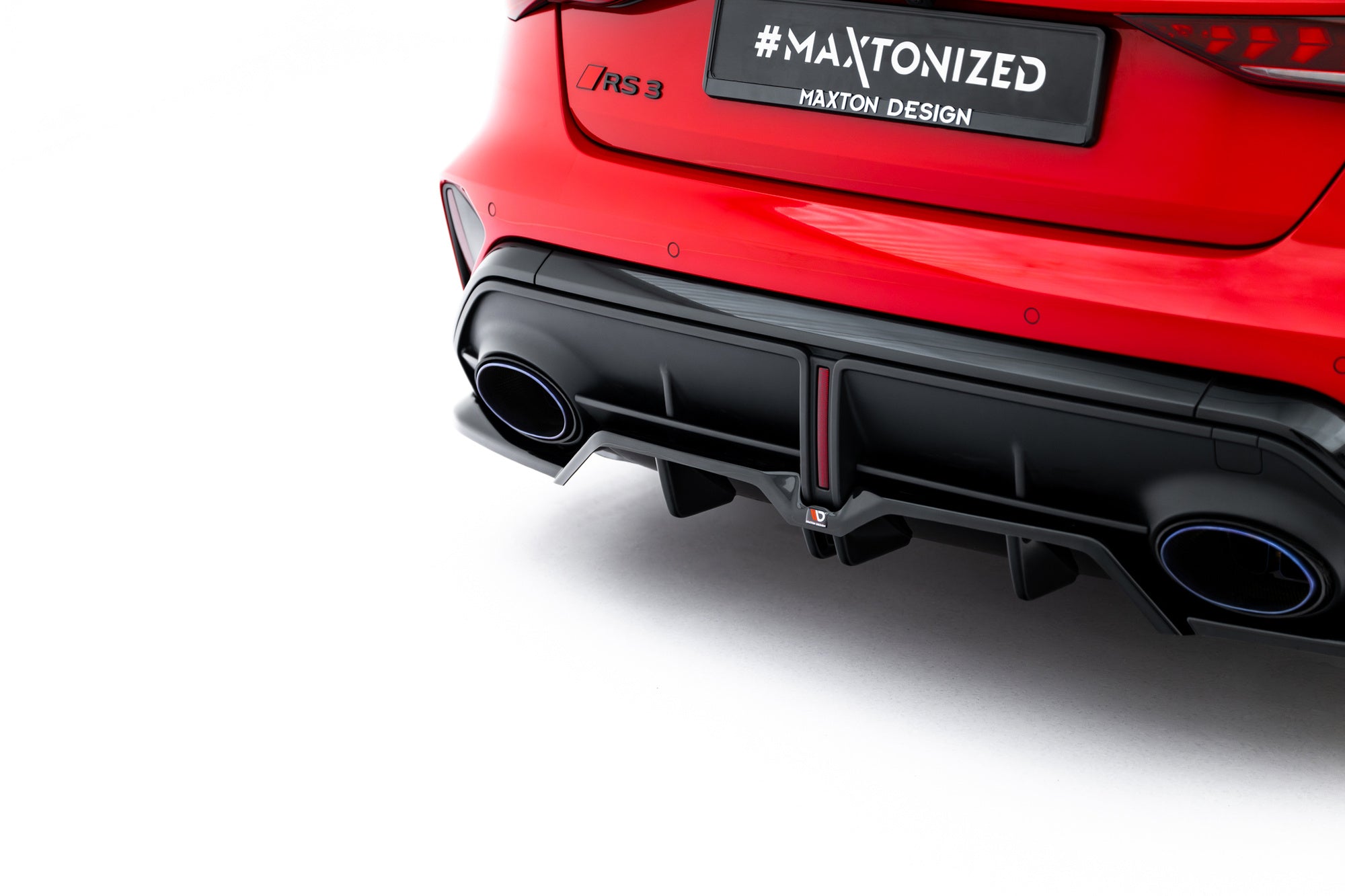 Prelungire splitter bara spate Audi RS3 Sedan 8Y Facelift 2024- v44 - Maxton Design