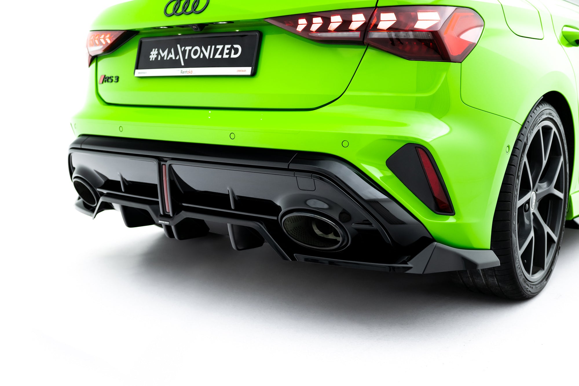 Prelungire splitter bara spate Audi RS3 Sportback 8Y Facelift 2024- v50 - Maxton Design
