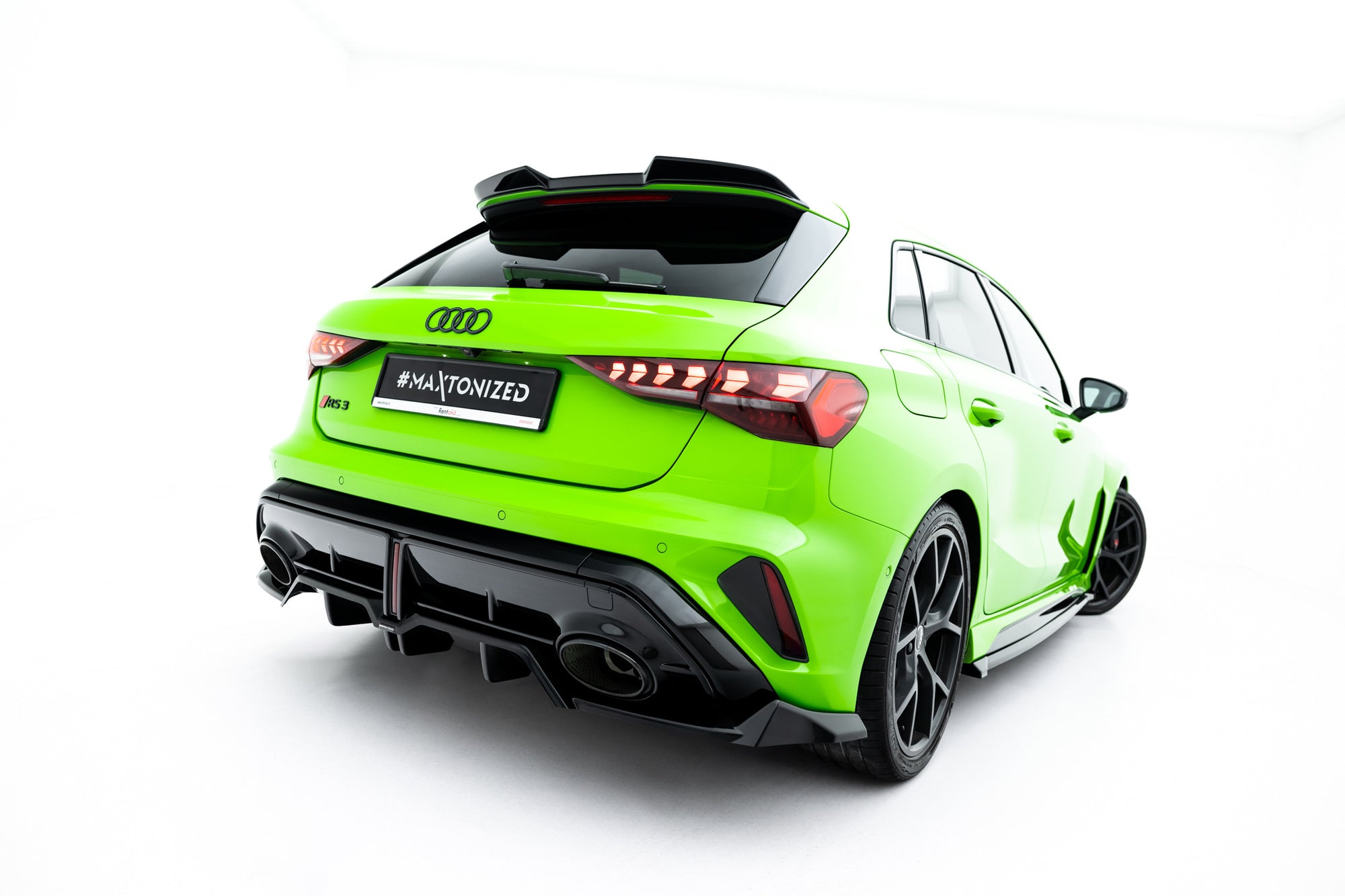 Prelungire splitter bara spate Audi RS3 Sportback 8Y Facelift 2024- v50 - Maxton Design