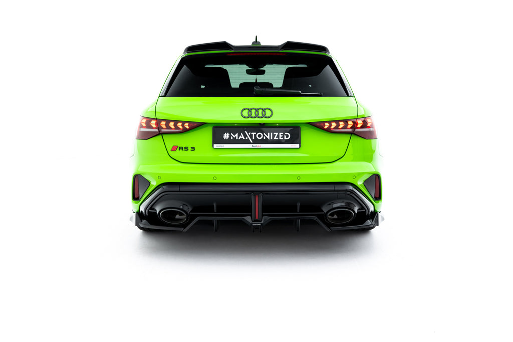 Prelungire splitter bara spate Audi RS3 Sportback 8Y Facelift 2024- v50 - Maxton Design