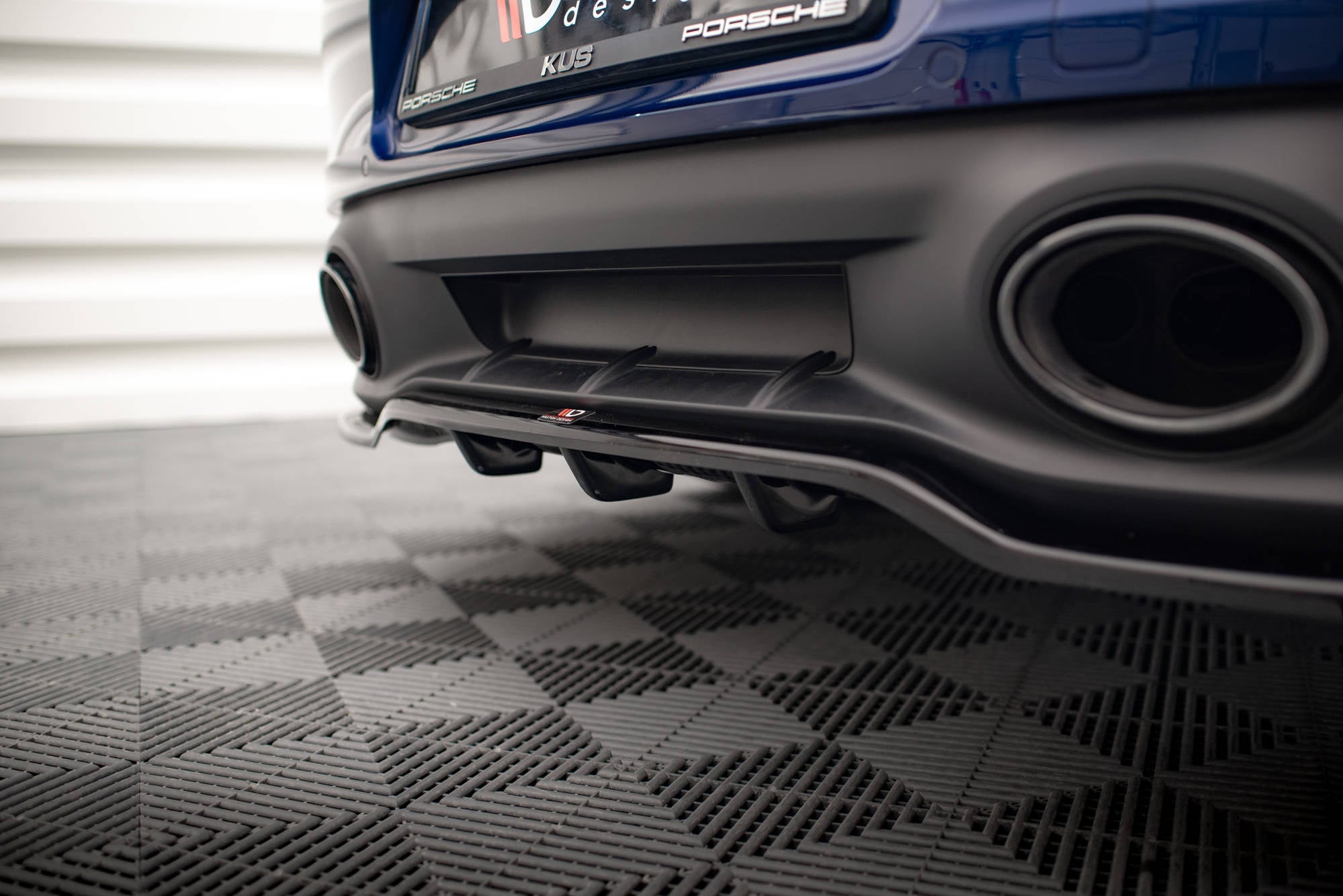 Prelungire splitter bara spate Porsche 911 Carrera Aero 992 2019- v2 - Maxton Design