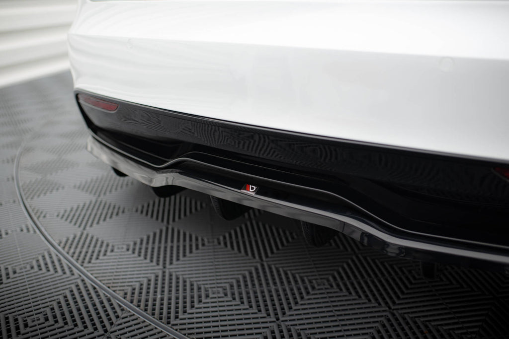 Prelungire splitter bara spate Tesla Model S Plaid Mk1 Facelift 2021- v3 - Maxton Design