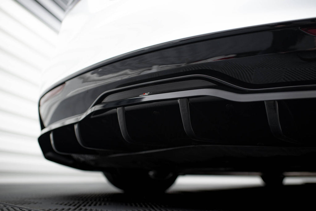 Prelungire splitter bara spate Tesla Model S Plaid Mk1 Facelift 2021- v3 - Maxton Design