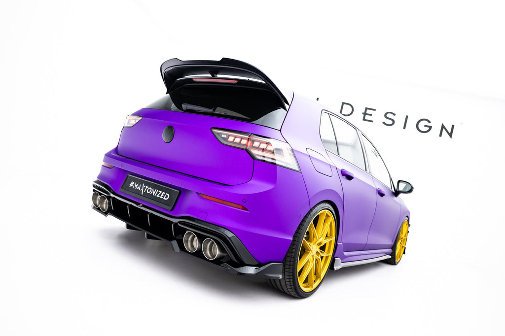 Prelungire splitter bara spate Volkswagen Golf R Mk8 / Mk8 Facelift 2019- v57 - Maxton Design