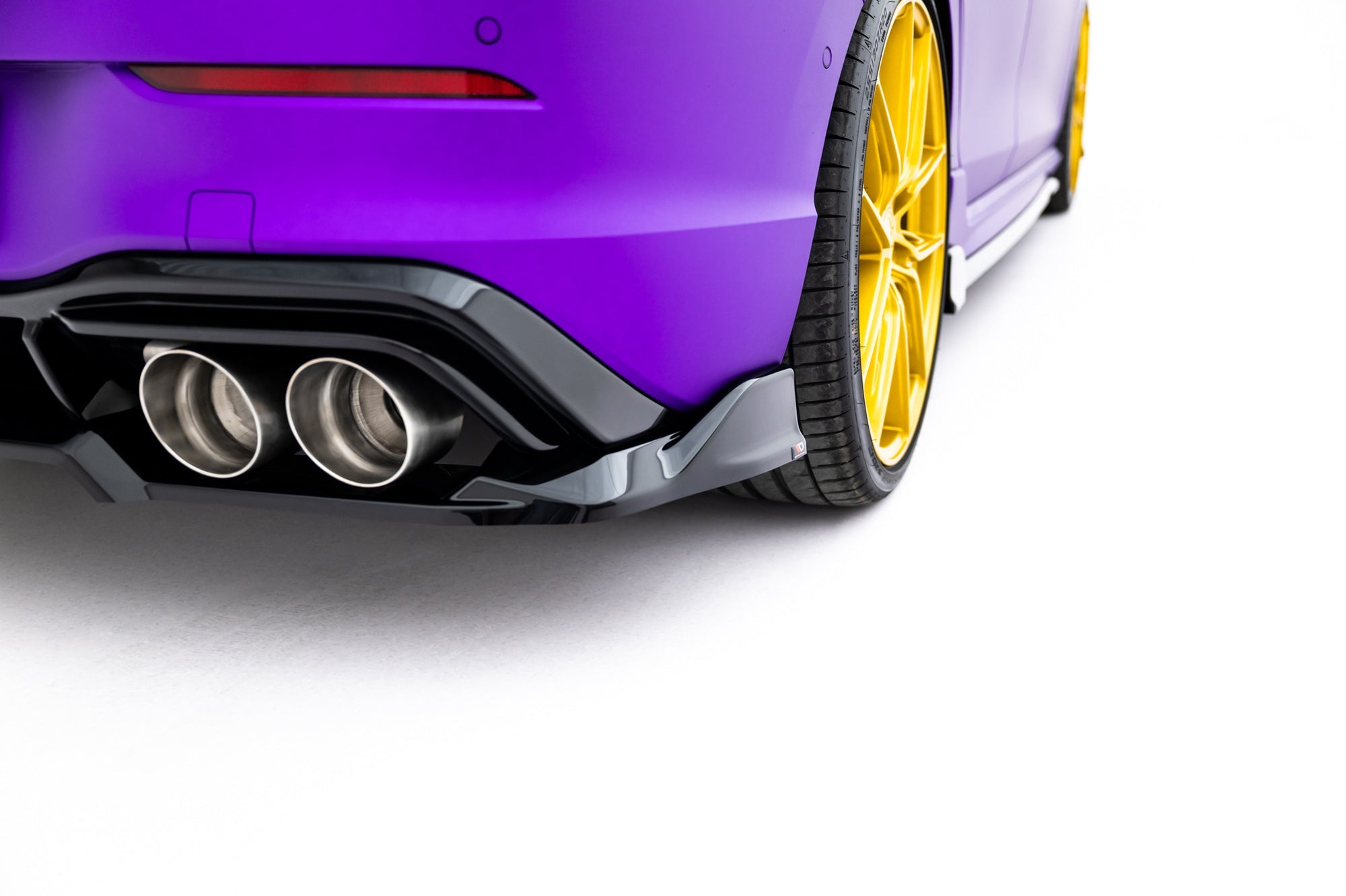 Prelungire splitter bara spate Volkswagen Golf R Mk8 / Mk8 Facelift 2019- v57 - Maxton Design